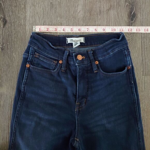 Madewell 10" High-Rise Skinny Jeans Size 25 - Picture 8 of 10
